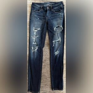 American Eagle ripped jeans